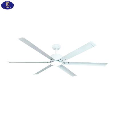 China 54 Inch Remote Control Ceiling Fan with Remote Control, 6 Aluminum Blades, Silent Reversible DC Motor, 6 Speeds, 20W LED for sale