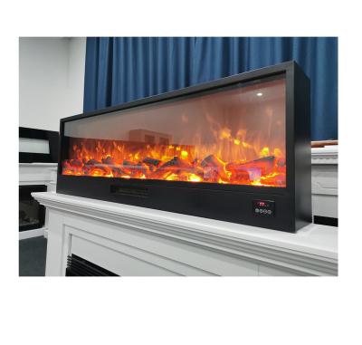 China Hotel 200cm Electric Fireplace Decor Electric Remote Control Flame Heater for sale