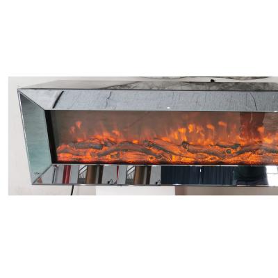 China Hotel 78 Inch Electric Fireplace Decor Remote Control Flame Electric Fireplace Heater for sale