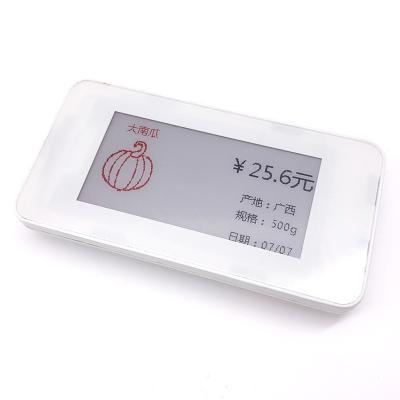 China 2.9 Inch BLE 5.0 Digital E-Ink Electronic Price Tag Epaper Display Nfc Shelf Label EEL With Cloud System For Retail Store BT-P213R -4640 for sale