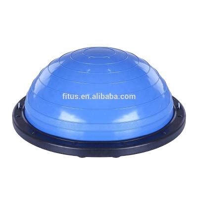 China FITUS Durable Custom Gym Anti Burst Ball With Half Pump Ball for sale