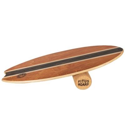 China Durable FITUS Curved Balance Board Cork Roller for sale