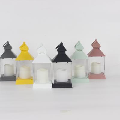 China Outdoor Lighting Fixture Lantern Flameless Decorative Garden LED Lights In Park Post for sale