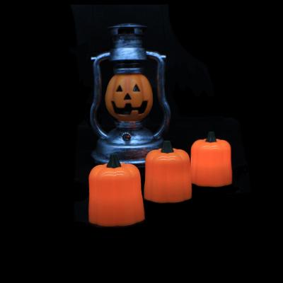 China Factory Direct Sale Flameless Led Candle Pumpkin Halloween Candle Light for sale