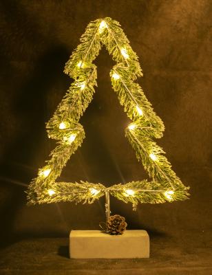 China Decoration new product cement base and iron led decorative christmas lights with cheap price for sale