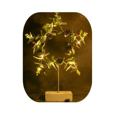 China 2020 New Coming Customized Cement Base And Iron Led Christmas Lights For Christmas Deco for sale