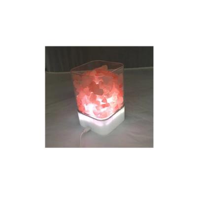 China High Quality Fashion Design RGB Table Lights USB LED Salt Night Light Himalayan Lamp For Home Decoration for sale