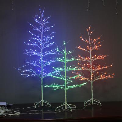 China Christmas decoration factory wholesale led decoration birch tree string lights for sale