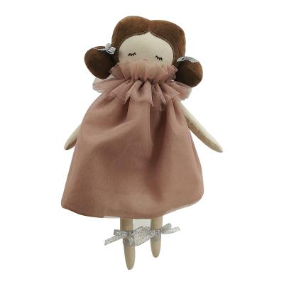 China Soft Plush Toy Doll OEM Kids Gift With Fabric For Girls Baby Plush Toys Custom Dolls for sale