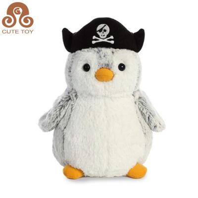 China Custom Plush Doll Soft Stuffed Plush Penguin Toys With Hat for sale