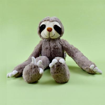 China 2021 Plush Factory Amazon Stuffed Animal Plush Toy Wild Gray Sloth Gifts For Kids for sale