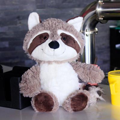 China Cute Plush Kawaii Stuffed Lovely Raccoon Stuffed Toys For Children for sale