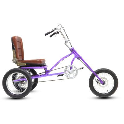 China Factory wholesale passenger customized leisure tricycle urban recumbent human pedal tricycle adult tricycle for sale