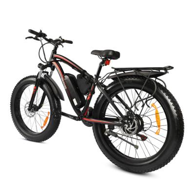 China 2022 Hot Sale 48V Lithium Battery Aluminum Alloy 21 Steel Gear 26 Inch Snow Inclined Electric Mountain Bike for sale