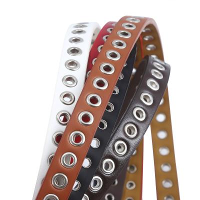 China Fashion.Casual Sale PU Leather Casual Belts Whole Plain Color Alloy For Female Jeans for sale