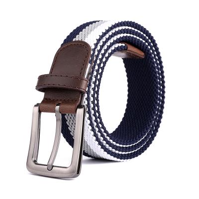 China PP Customized Wholesale Fashion PP Elastic Belt Pin Buckle Women Braided Belts for sale