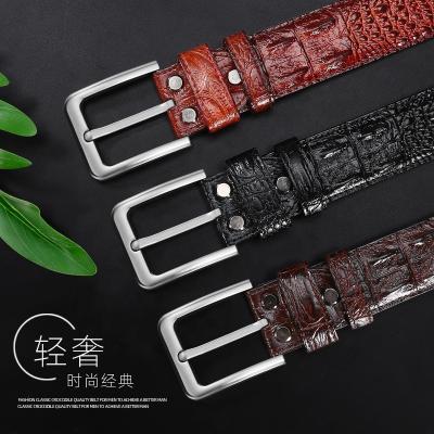 China Wholesale Comfortable Top Men's Leather Belt Fashion Leisure Alloy Adjustable Buckle for sale