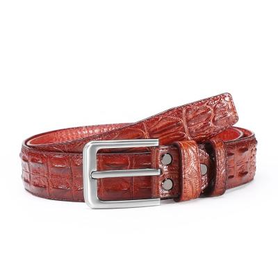 China Wholesale Fashion Comfortable Alloy Casual Adjustable Buckle Good Quality Genuine Leather Belt For Man for sale