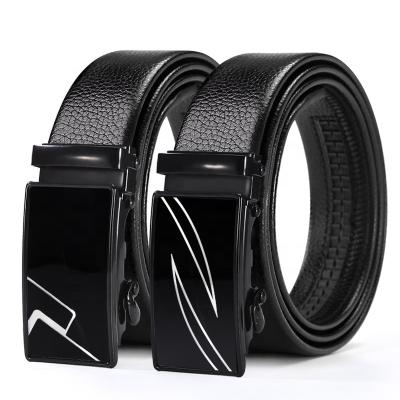 China Vintage Fashion.Casual Belt Buckle PU Leather Automatic Belt High Quality Synthetic Classic Ratchet Steel Dress for sale