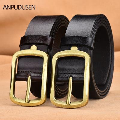 China Wholesale Fashion Alloy Leather Belt Leisure Comfortable Men's Leather Belt Adjustable Needle Buckle Men's Belt for sale