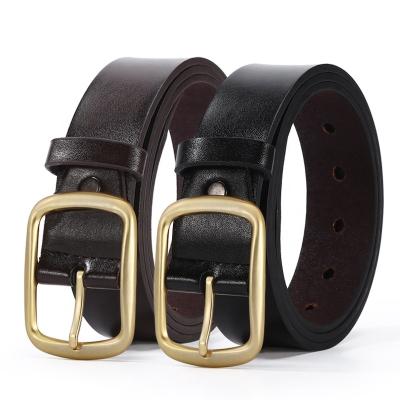 China Comfortable manufacturers copy men's leather belt men's business casual dress men's jeans pants leather belt pin belt wholesale for sale