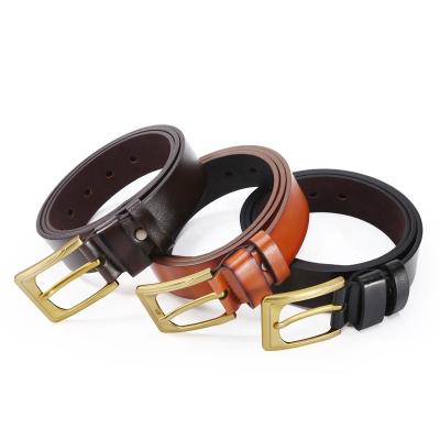 China Fashion.Casual Hot Sale Genuine Leather Pin Buckle Custom Design Wholesale Custom Logo Men Belt Best Quality for sale