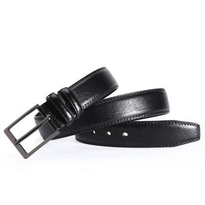 China Wholesale Comfortable Color Men's Slim Leather Belt Men's Casual PU Leather Black Dress Belt for sale