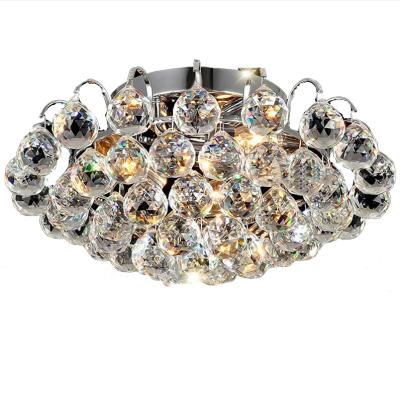 China Wholesale Traditional Modern Home Decor Luxury Ceiling Chandelier Lighting Bedroom Crystal Lights Led Modern Ceiling Lights Crystal for sale