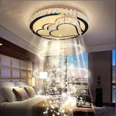 China Wholesale Modern Hotel Led Modern Ceiling Lights Lighting Lamp Bedroom Crystal Chandeliers for sale