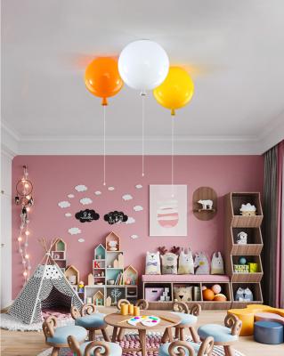 China Cartoon Color Modern Simple Balloon Children Ceiling Lamp Kindergarten Acrylic Chandelier for sale