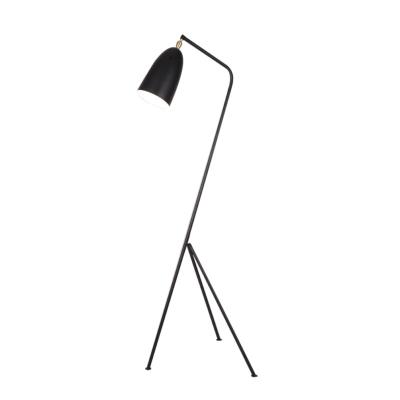 China Amazon Reading Simple Minimalist Industrial Tripod Black Modern Led Floor Lamp for sale