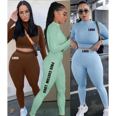 China Free shipping wholesale anti-pilling women jogger suits set sweatpants set two piece pants jogger set women for sale