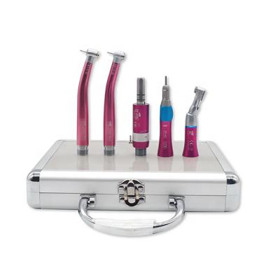 China Dental Area High Speed ​​Colorful Electric LED Counter Angle Dental Handpiece Set for sale