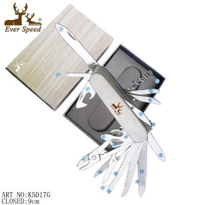 China Custom Folding Multifunction Camping Tool Stainless Steel Knife for sale