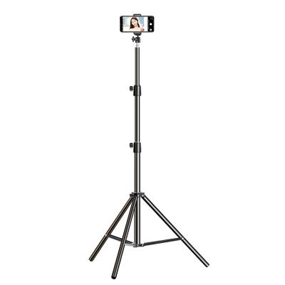 China PORTABLE Retractable Mobile Phone Tripod Stand For Phone Tripod Mount Led Ring Light With Tripod Stand Phone Holder for sale