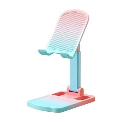 China Universal Adjustable Acrylic Foldable Desk Stand Cell Phone Stand Desktop Cell Phone Mobile Phone Holder for sale