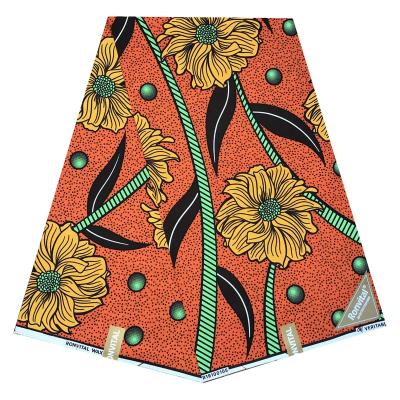 China Wholesale Anti-Static Cotton Lisami Rts Beautiful Ankara Women's Dress African 100% Prints Flower Wax Fabric for sale