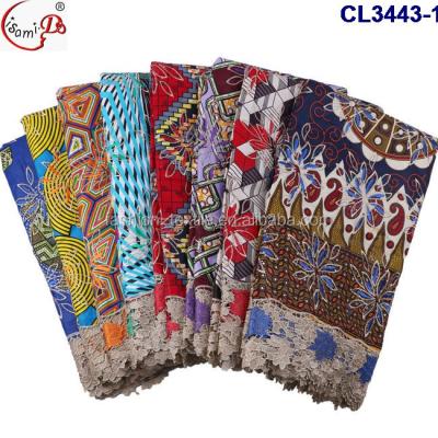 China Viable New Design African Hot Wax Material Rope Guipure Embroidered Lace For Making Top And Wraps for sale