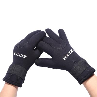 China Waterproof Snorkeling Swimmer's Hand Jars Warm Scratch Proof Velcro Dive Anti-Slip Adult Wear Resistant Gloves 5mm for sale