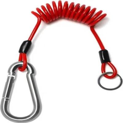 China Anti-Drop Tubular Rope Tool Outdoor Sports Stainless Steel Rope Eco-Friendly Diving Lanyard for sale