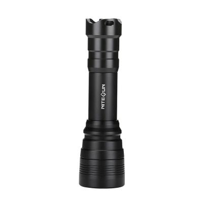 China Manufacturer Waterproof For Depth Strong Light Professional LED Scuba Diving Direct Dive Emergency Flashlight for sale