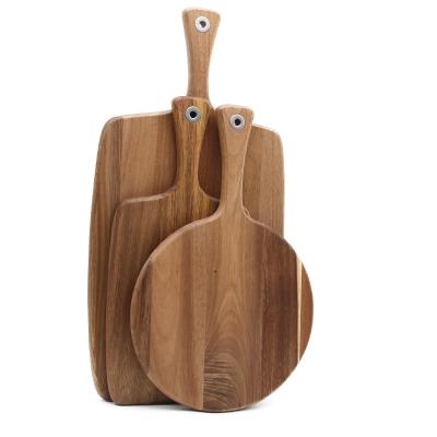 China Best good quality disposable acacia wood organic bamboo cutting board set with factory price for sale