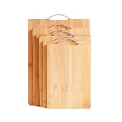 China Large Meat Wooden Meat Chopper Sustainable Cheap Thick Organic Bamboo Fish Cutting Board 3 Piece Bamboo Chopping Board Set for sale