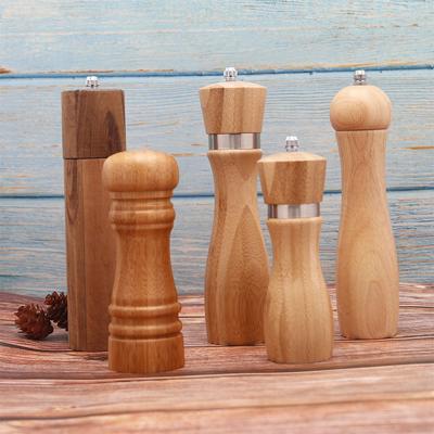 China Good Quality Mill Acacia Wood And Sustainable Grinders Salt Mills And Pepper Shakers With 100% Safety for sale