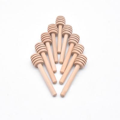 China Modern Hot Sale Wooden Honey Stick Wooden Honey Dipper Small Wooden Honey Spoon for sale