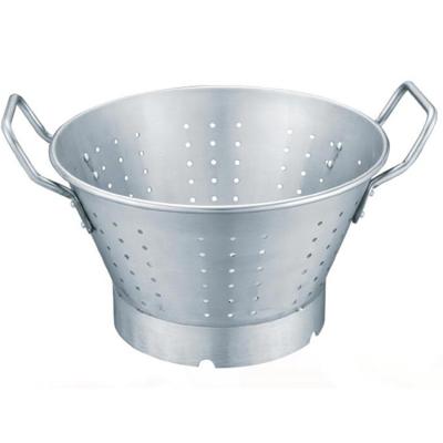 China Commercial Kitchenware Kitchen Accessories Stainless Steel Drain Colander Strainer For Hotel for sale