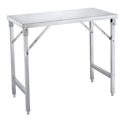 China Kitchens Factory Chinese Kitchen Equipment Stainless Steel Folding Work Table for sale