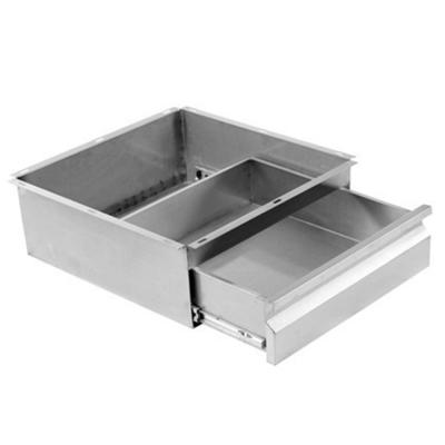 China Sustainable Stainless Steel Buffet Drawer Without Table Top For Work Table for sale