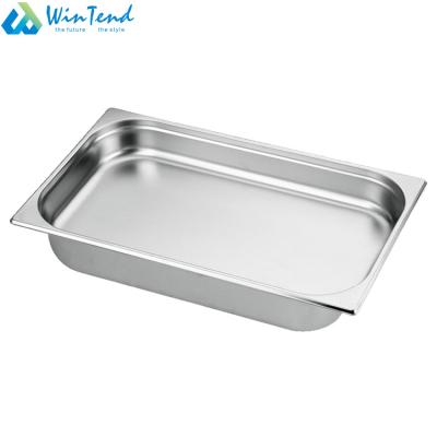 China Commercial Kitchen Food Serving Tray GN 1/2 Gastronorm Size With Best Quality for sale