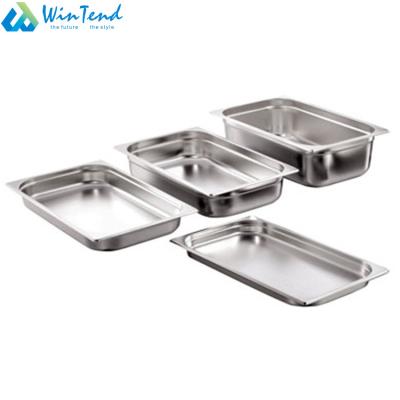 China Commercial Kitchen Square Style GN 1/3 Pan European Pan Gastronorm Trays For Hotel for sale